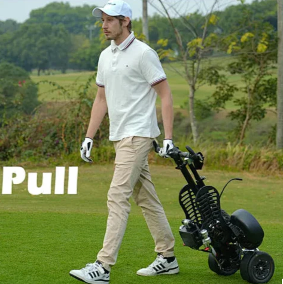 TETAHI Golf 3-IN-1 Trundler - Ride, Pull, Push | Electric Golf Trundler NZ