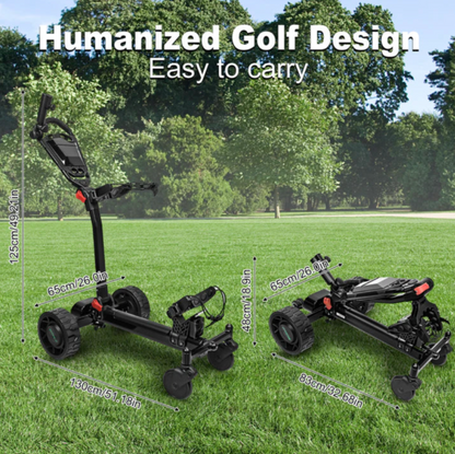 TETAHI Golf Follow E-Trundler | Bluetooth, Remote Control, Follow - Electric Golf Trundler NZ